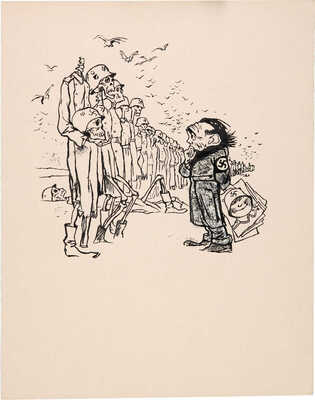 Кукрыниксы. Лот из 15 сатирических карикатур для газеты «Комсомольская правда» 